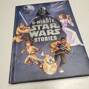 Star Wars 5-Minute Stories Puffy Hardcover Kids Story Book - GUC